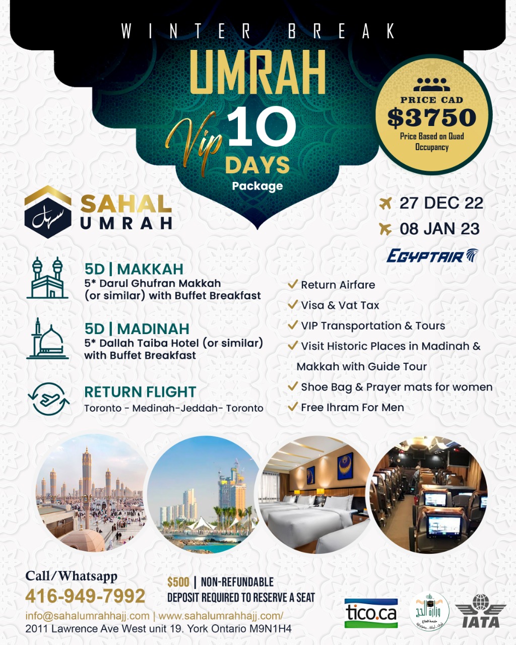 world of travel umrah packages 2022